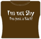 Im Not Shy Girls T-Shirt