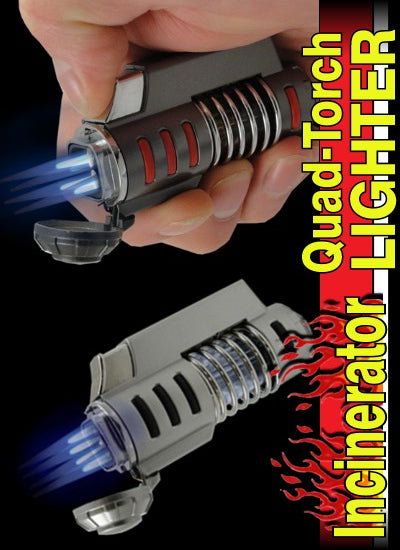 The Incinerator Quad-Torch Lighter