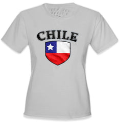 International Soccer Shirts - Chile Crest Girls T-Shirt