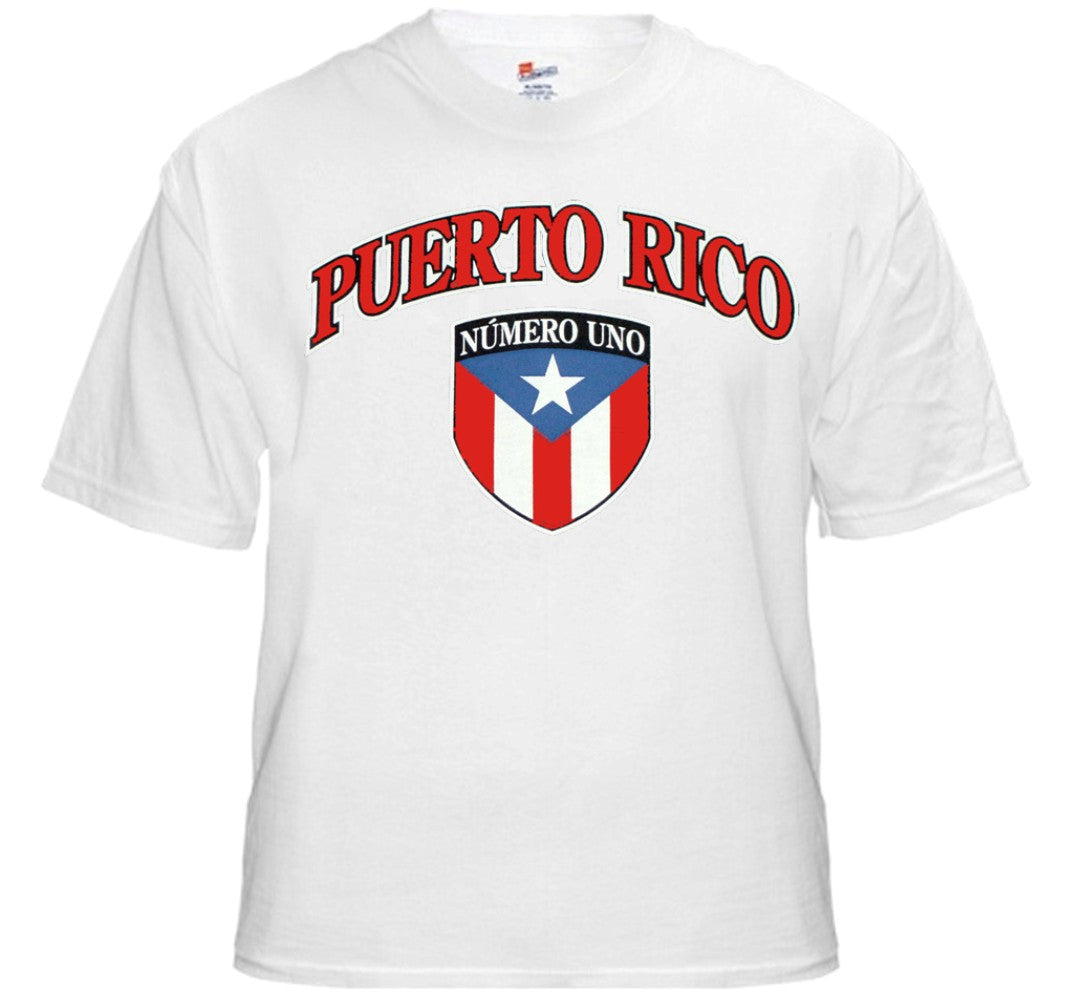 International Soccer Shirts - Puerto Rico Crest T-Shirt (Mens)
