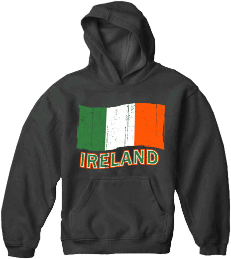 Ireland Vintage Flag Adult Hoodie