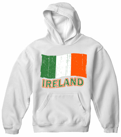 Ireland Vintage Flag Adult Hoodie