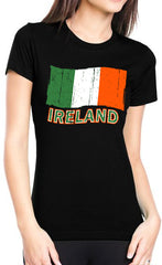 Ireland Vintage Flag Girl's T-Shirt