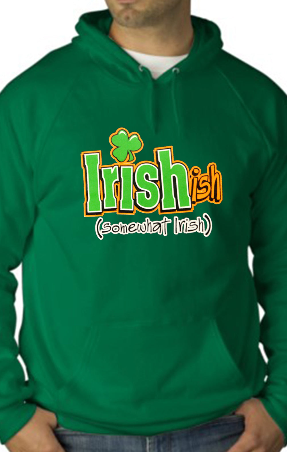 Irish-Ish Funny Adult Hoodie