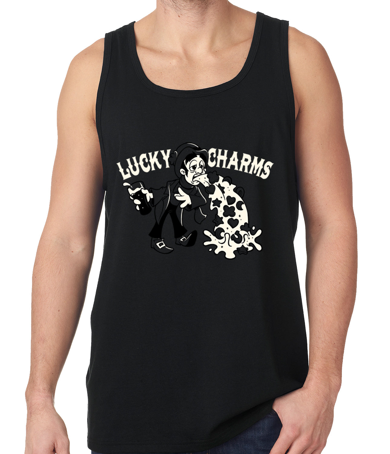 Irish Lucky Charms Funny Drinking Tank Top