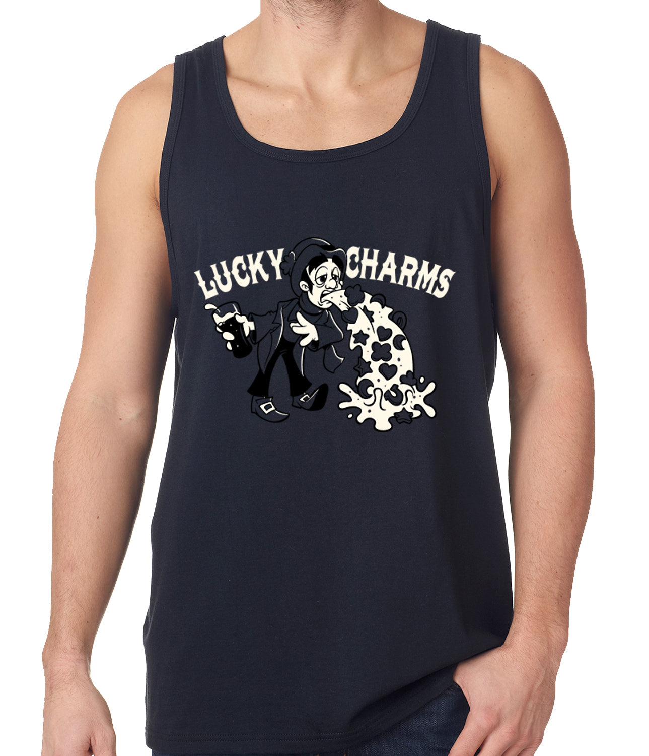 Irish Lucky Charms Funny Drinking Tank Top