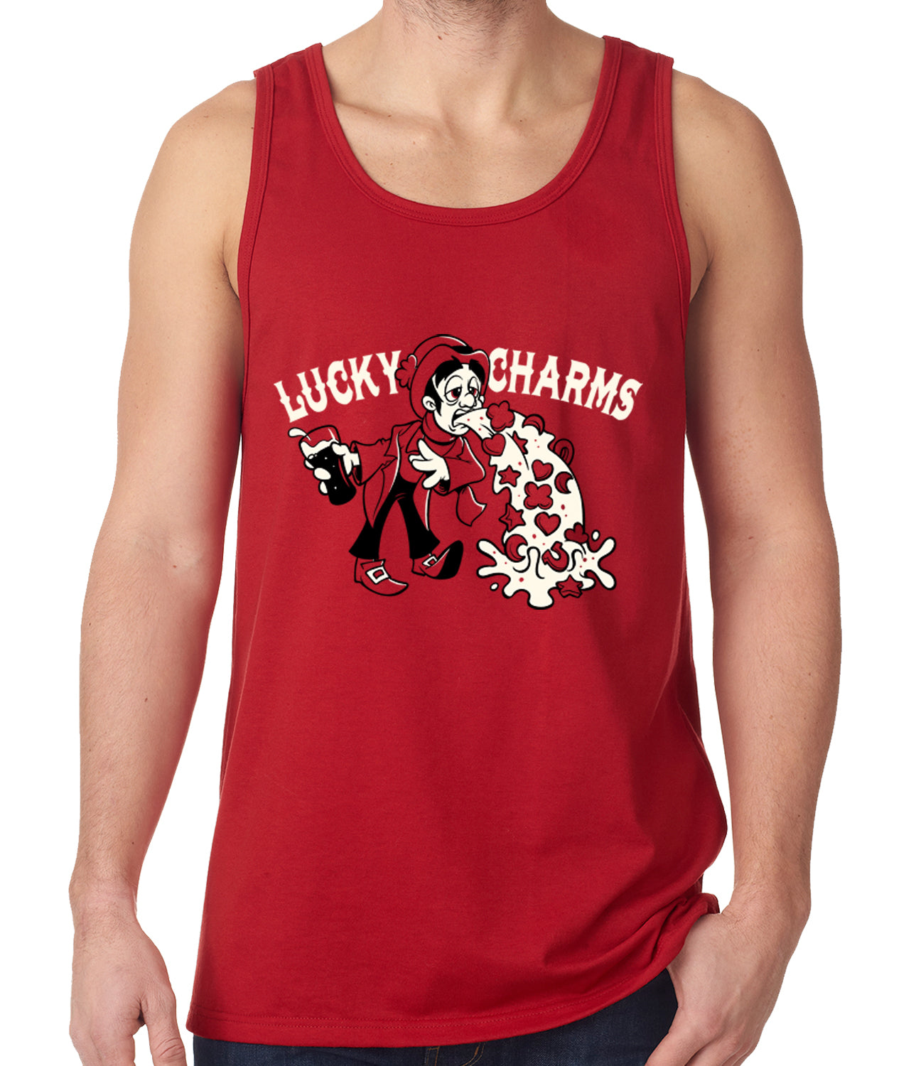 Irish Lucky Charms Funny Drinking Tank Top