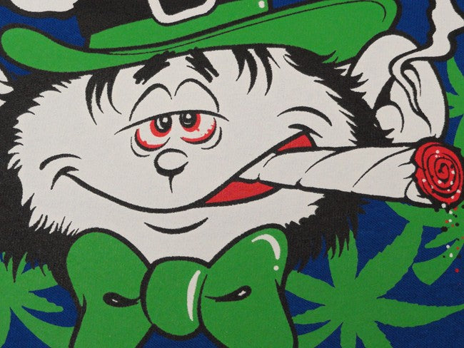 Irish Pothead T-Shirt - Highrish Stoned Leprechaun T-Shirt