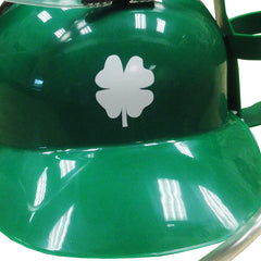 Irish Shamrock Double Beer Can Helmet