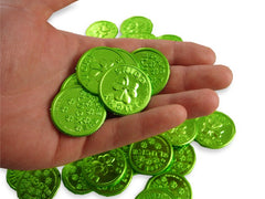 Irish Shamrock Lucky Coins
