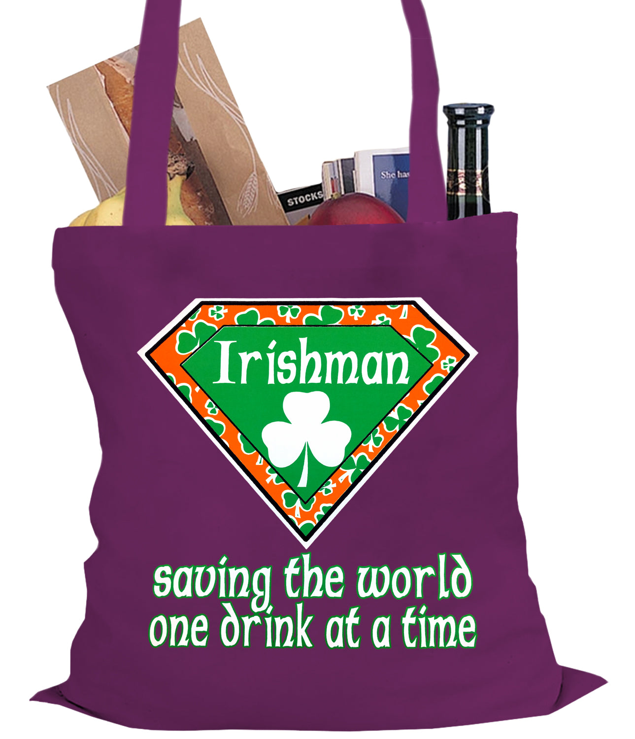 Irishman Saving The World One Drink At a Time Tote Bag