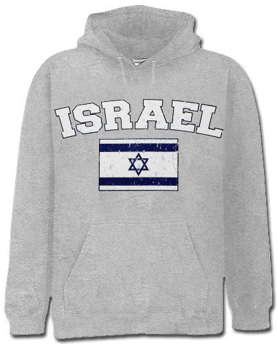 Israel Vintage Flag International Mens Hoodie