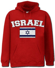 Israel Vintage Flag International Mens Hoodie