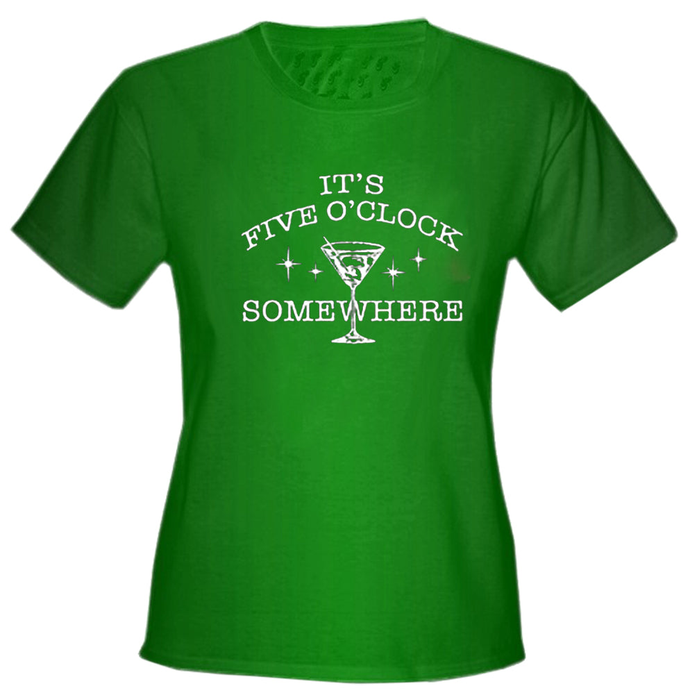 It's 5 O'clock Somewhere Girls T-Shirt