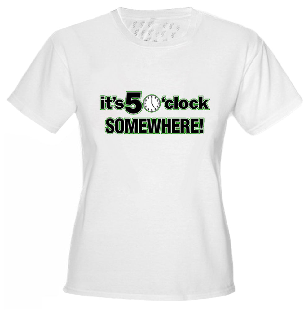 It's 5 O'Clock Somewhere Girls T-Shirt