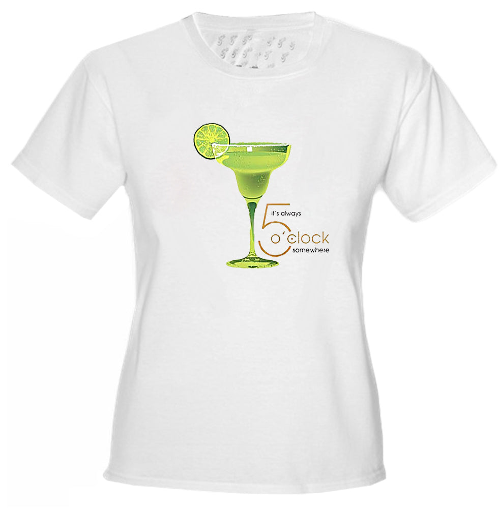 It's Always 5 o'clock Somewhere Margarita Girls T-Shirt