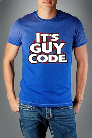 It's Guy Code Men's T-Shirt -