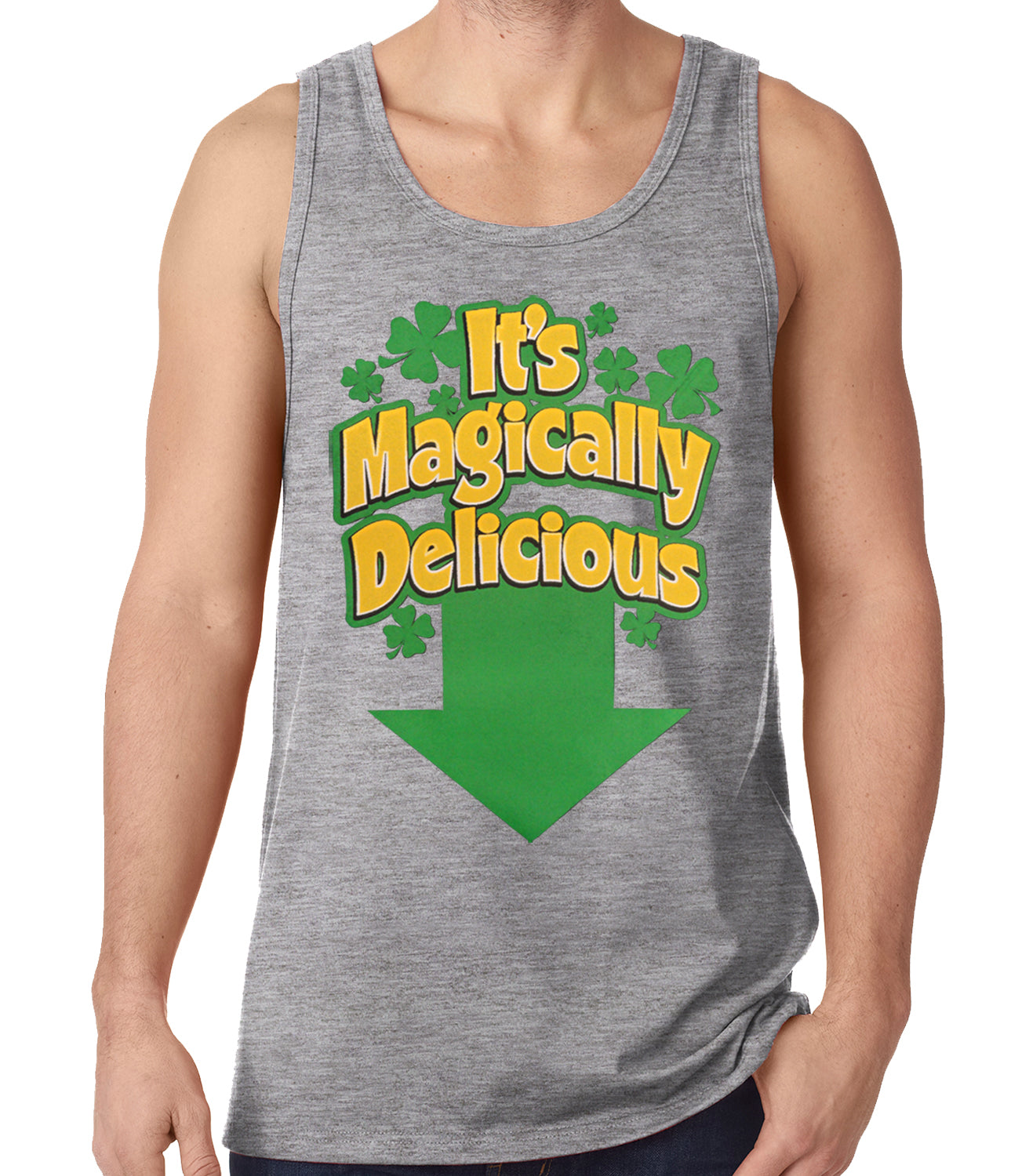 It's Magically Delicious Irish Shamrock Tanktop