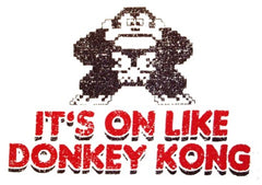 It's On Like Donkey Kong T-Shirt :: Vintage Gamer Tee