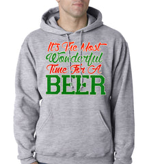 It's The Most Wonderful Time For A Beer Adult Hoodie