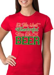 It's The Most Wonderful Time For A Beer Girls T-shirt