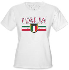 Italia Vintage Shield International Girls T-Shirt