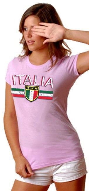 Italia Vintage Shield International Girls T-Shirt