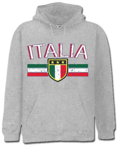 Italia Vintage Shield International Mens Hoodie