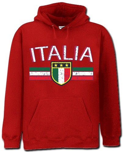 Italia Vintage Shield International Mens Hoodie
