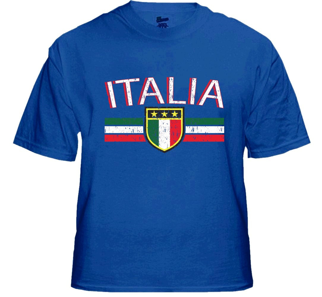 Italia Vintage Shield International Mens T-Shirt