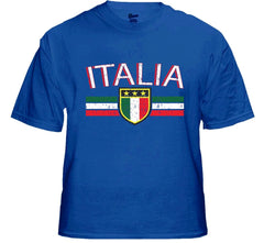 Italia Vintage Shield International Mens T-Shirt