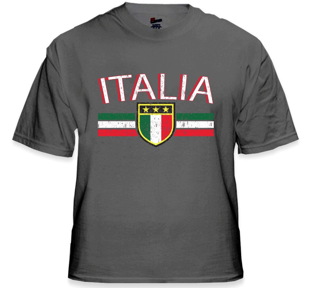 Italia Vintage Shield International Mens T-Shirt