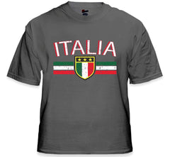 Italia Vintage Shield International Mens T-Shirt