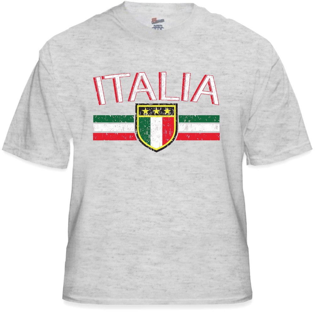 Italia Vintage Shield International Mens T-Shirt