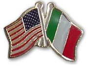 Italian American Lapel Pin