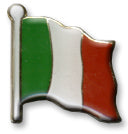 Italian Flag Lapel Pin