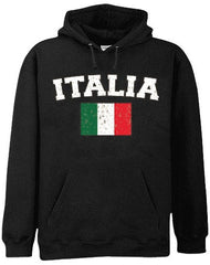 Italy "Italia" Vintage Flag International Hoodie