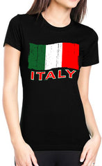 Italy Vintage Flag Girl's T-Shirt