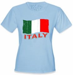 Italy Vintage Flag Girl's T-Shirt
