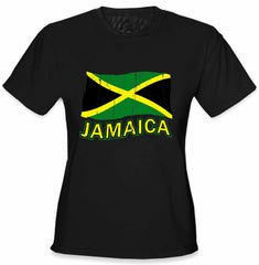 Jamaica Vintage Flag Girl's T-Shirt