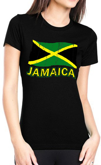 Jamaica Vintage Flag Girl's T-Shirt