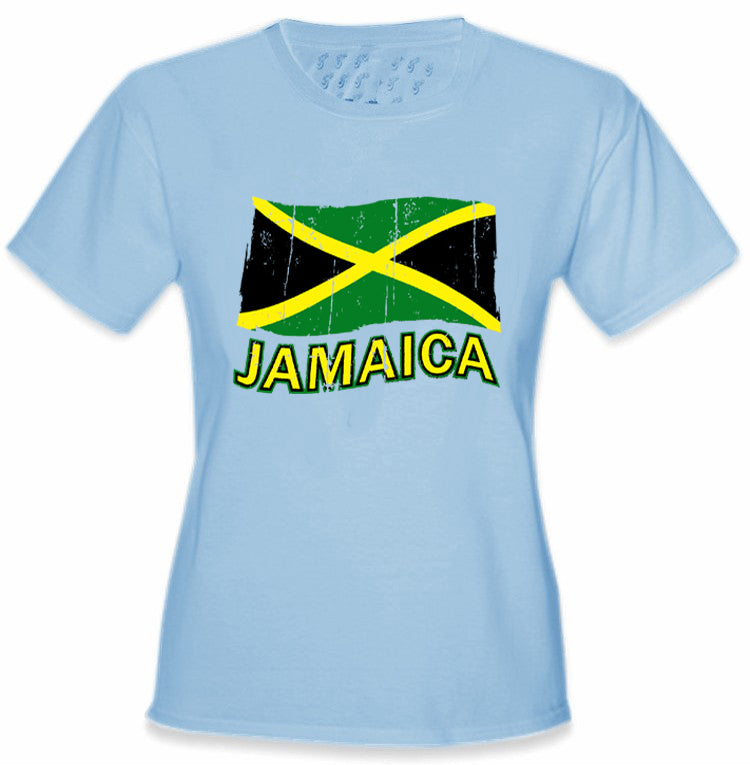 Jamaica Vintage Flag Girl's T-Shirt