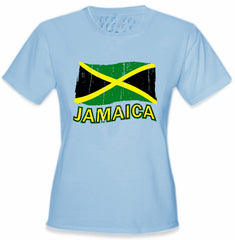 Jamaica Vintage Flag Girl's T-Shirt