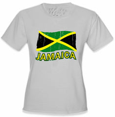 Jamaica Vintage Flag Girl's T-Shirt