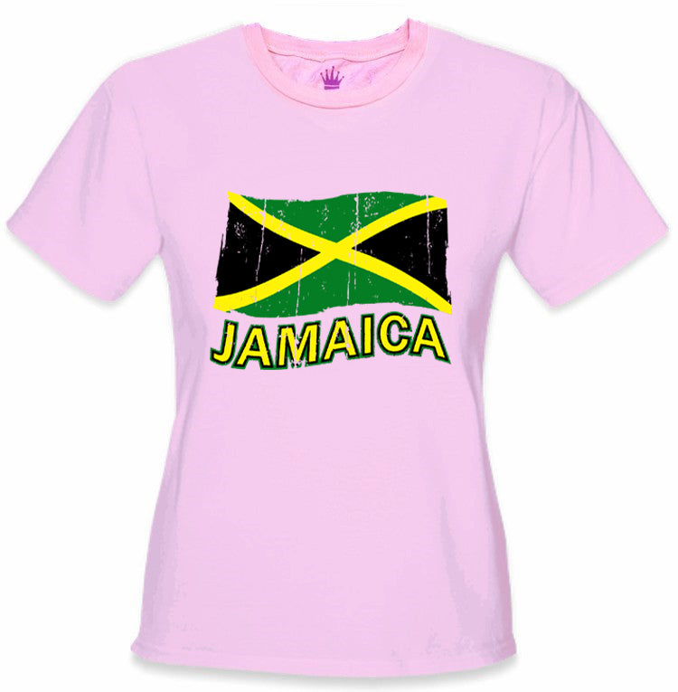 Jamaica Vintage Flag Girl's T-Shirt
