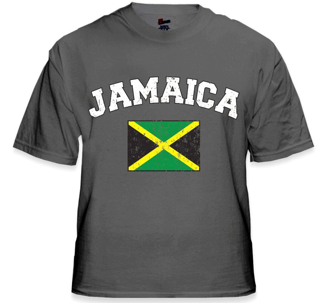 Jamaica Vintage Flag International Mens T-Shirt
