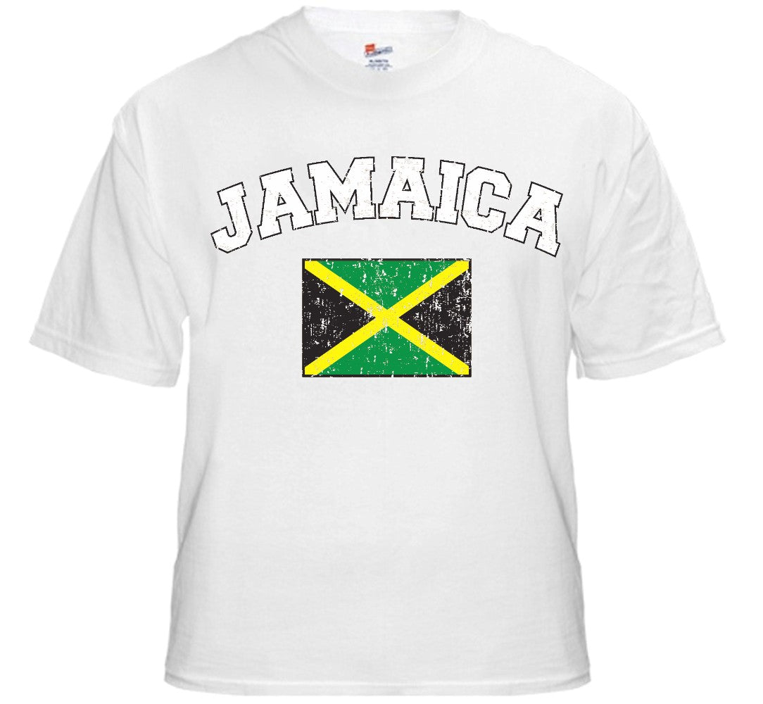 Jamaica Vintage Flag International Mens T-Shirt
