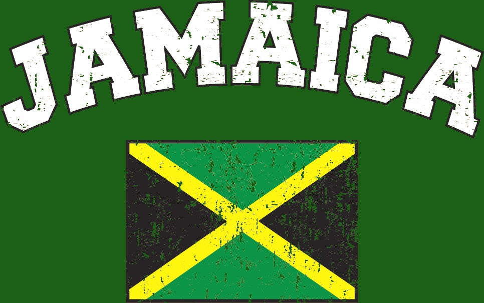Jamaica Vintage Flag International Mens T-Shirt