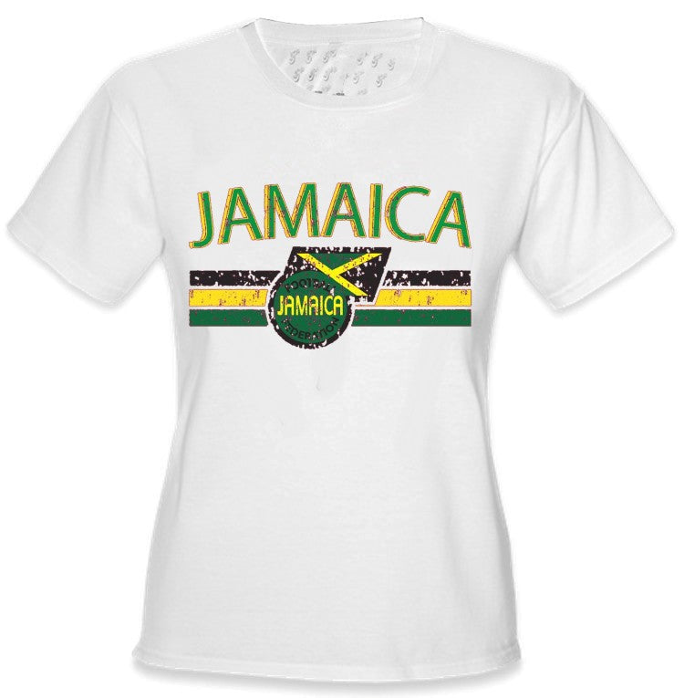 Jamaica Vintage Shield International Girls T-Shirt