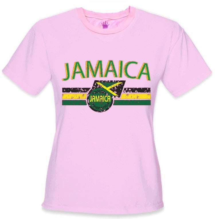 Jamaica Vintage Shield International Girls T-Shirt